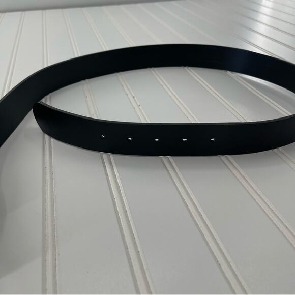 Sisley 100% Leather Black Belt Size XL - Picture 4 of 9
